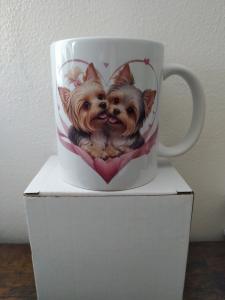 Hrnek Yorkšiři v srdíčku