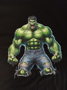 Dětské triko černé "Hulk" Dětské triko černé "Hulk"