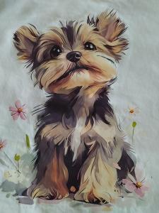 Dámské triko bílé " Jorkšír" Dámské triko bílé " Jorkšír"